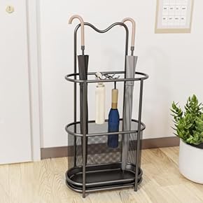 メタル製のスリムでおしゃれな傘立て、水受け皿付きで便利 楽天市場】【特典付】傘立て おしゃれ スリム アイアン 北欧